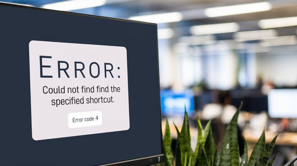 errordomain=nscocoaerrordomain&errormessage=could not find the specified shortcut.&errorcode=4