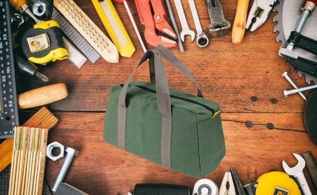 Canvas Tool Bag with Tools