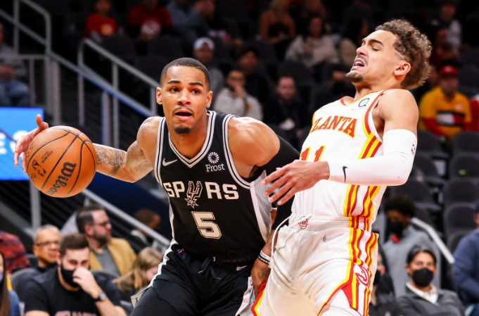 Atlanta Hawks vs San Antonio Spurs Match Player Stats